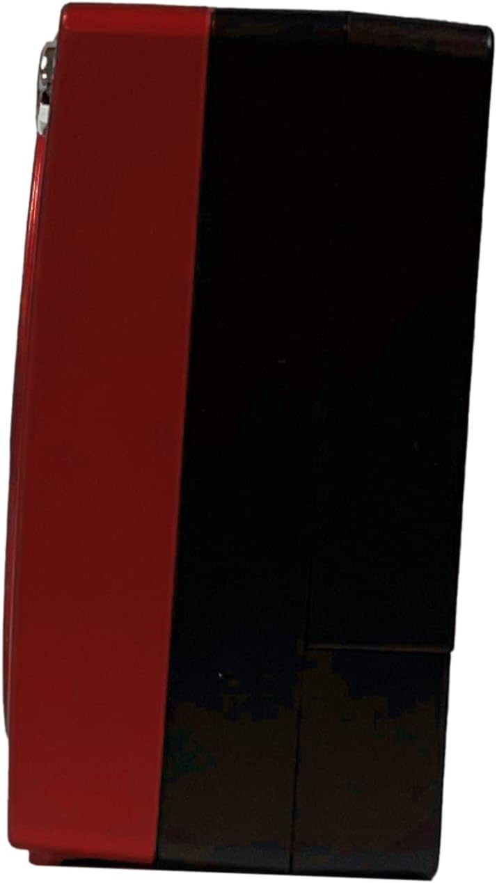 SEIKO Fuji Dark Bedroom Alarm Clock, Metallic Black
