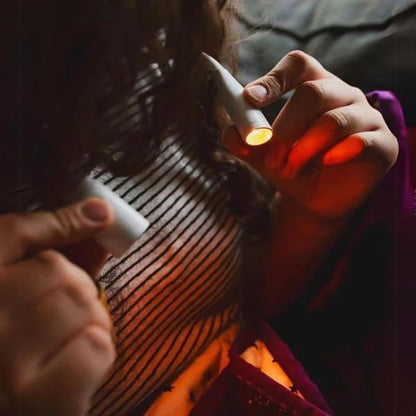 Lumos Knitting Light, Crafter Light Around Neck for Knitters and Crocheters, 3 Colors & Adjustable Brightness. Portable, Wearable, Rechargeable&Long Lasting (White)
