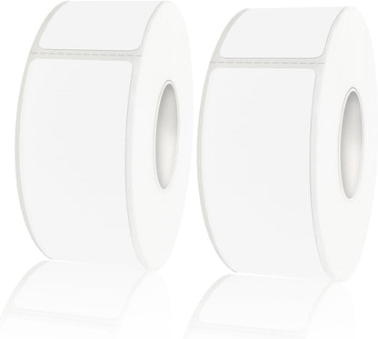 Removable Freezer Labels, Date Label 1x2 Inch Food Storage Stickers, Waterproof Oil Resistant Easy Clean Leaves no Residue 300 Total Per Roll