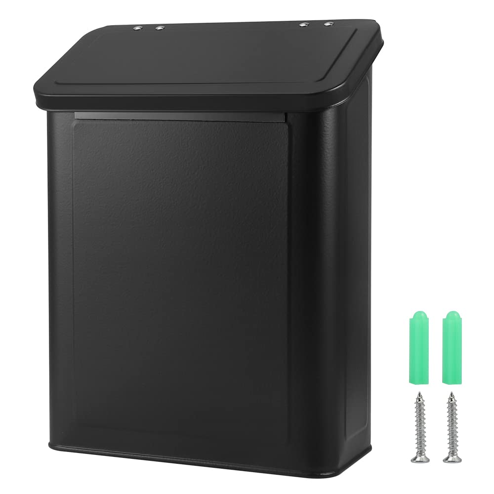 Picowe Magnetic Laundry Storage, Large Metal Lint Holder Bin with Lid for Laundry Room, Space-Saving Trash Container Hanging on Dryer, Washer or Wall Mount Trash Bin (White)