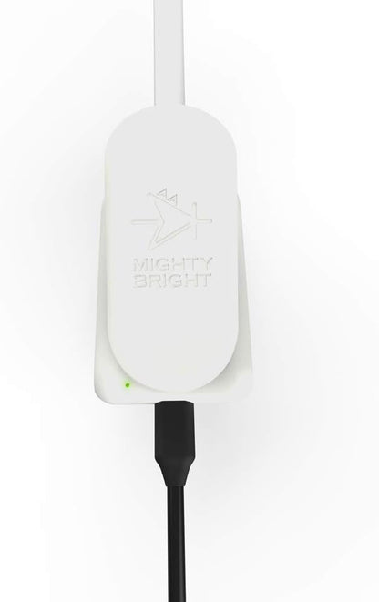 Mighty Bright The Original WonderFlex Rechargeable Book Light, 20 Lumens of Warm Eye-Care Light, 3 Brightness Levels, 45 Hours of Battery Life, Durable, Flexible (Black)