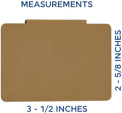 Storage Bin Label Holders Clip-On – 10 Pack Metal Basket Labels for Pantry, Baskets, Shelves & Organization Bins, 3.5” x 2.5