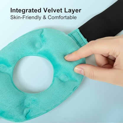Coldcool Knee Ice Pack Reusable Gel Wrap for Pain Relief & Post-Surgery Recovery - Hot & Cold Therapy for Arthritis, Sports Injuries (2 Pack)