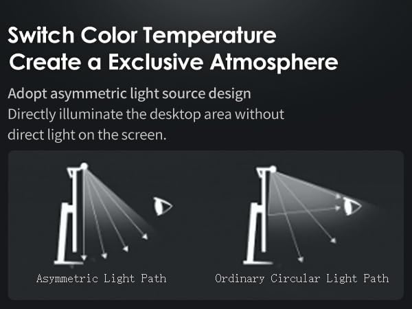 BY-J [2025 Upgraded Version Eye Protection Study Desk Lamp Student Desk Bedside Dressing Table Magnetic Wall-Mounted 42cm Long Cool Light Rechargeable Student Dormitory Children's Reading Light