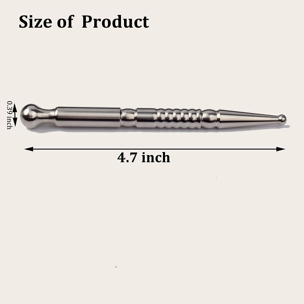 FeelFree Sport Manual Acupuncture Pen, Acupressure Pen & Fascia Stick | Stainless steel massage tool with dual heads for trigger points
