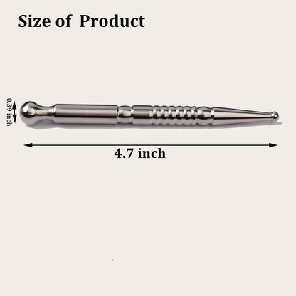 FeelFree Sport Manual Acupuncture Pen, Acupressure Pen & Fascia Stick | Stainless steel massage tool with dual heads for trigger points