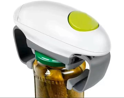One-Touch Automatic Electric Jar Opener – Hands Free Smooth Edge Kitchen Can Opener Higher Torque & Strong High Quality