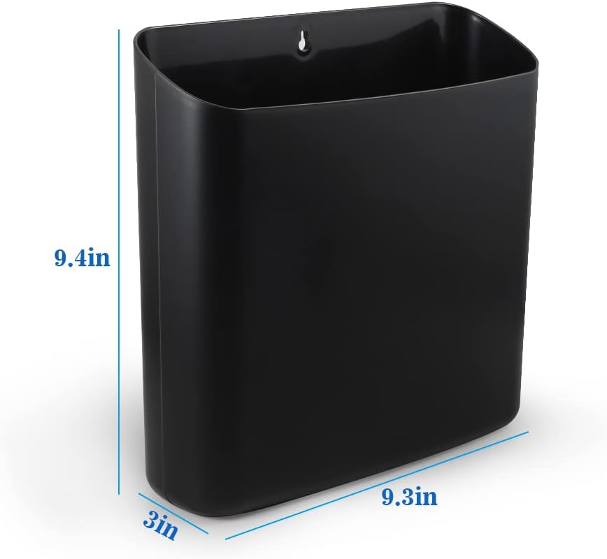 Picowe Magnetic Laundry Storage, Large Lint Holder Bin, Space-Saving Trash Container Hanging on Dryer, Washer or Wall Mount (Gray White)