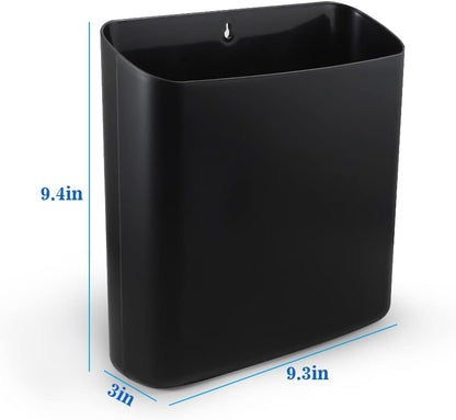Picowe Magnetic Laundry Storage, Large Lint Holder Bin, Space-Saving Trash Container Hanging on Dryer, Washer or Wall Mount (Gray White)