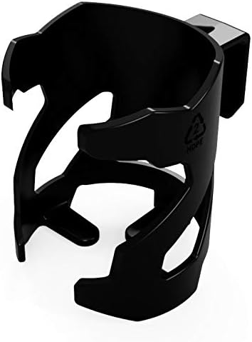 BedBev Cup Holder, Drink Holder, Bottle Holder Attachment for Beds, Bunk Bed Accessories, Lofted Beds and Cribs, Black