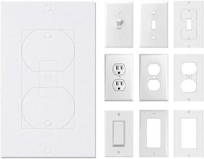 30 Packs Outlet Insulation Pads, Draft Sealers EVA Foam Gasket Socket Covers for Wall Switch & Electrical Outlets, 2.5" x 4.2"