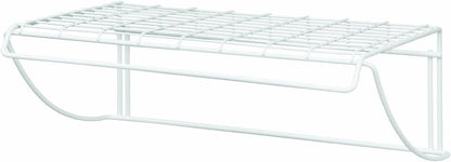 ClosetMaid 8278 18-Inch Wide Laundry Utility Hanger Shelf, White