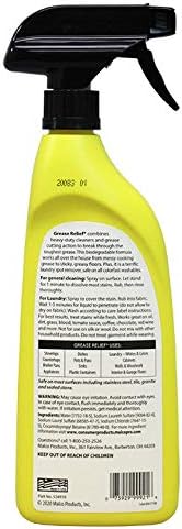 Degreaser and Laundry Stain Remover (18 Oz.) - Heavy Duty Kitchen Cleaner Spray/Non Toxic Formula/All Purpose Degreaser for Stove Top, Oven, Grill, Car, Soil & Cloth Stains (524919)