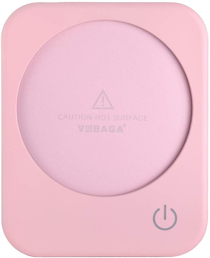 VOBAGA Coffee Mug Warmer, 4 Hours Auto Shut Off Cup Warmer for Office Home Desk with 3 Temperature Settings, Electric Beverage Warmer for Cocoa,Tea, Milk, Soup, for Coffee Gifts, Sky Blue (No Cup)