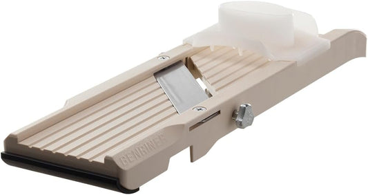Benriner Mandoline Jumbo Slicer, Japanese Stainless Steel Blade, Beige