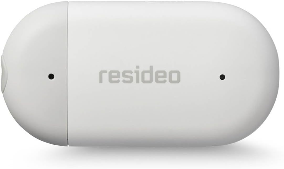 Resideo CHW3610W8001 WiFi Water Leak Detector For Home, Smart Water Sensor Alarm and Freeze Detector, Water Detector Alarm for Basement, Bathroom, and Under Sink