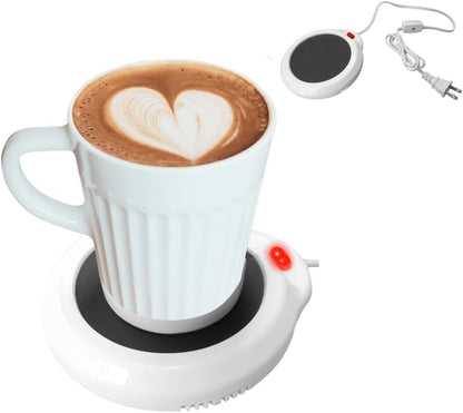 Evelots Electric Desk Cup Warmer - Candle Warming Plate - Coffee Mug Heater - Also Great for Hot Tea, Hot Chocolate, Soup, Scented Candles - On/Off Indicator Light