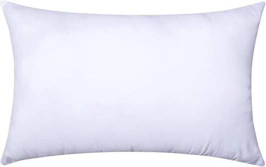 MIULEE 12x20 Pillow Insert, Throw Pillow for Couch Sofa Bed | Premium Virgin Filling, Soft Brushed Fabric, Rectangle Decorative Pillow,Lumbar Support - Colors B