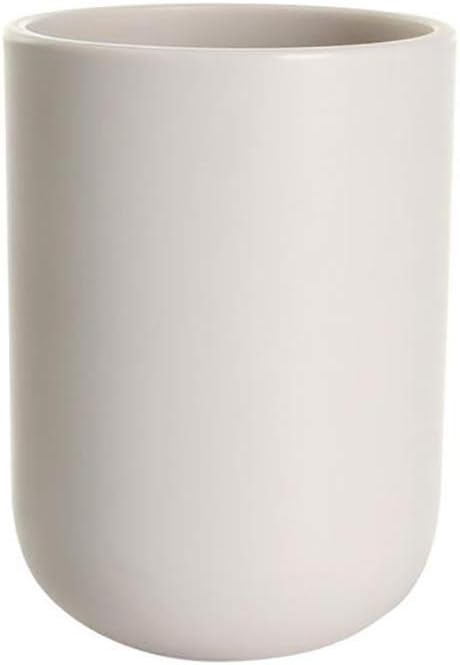 Toothbrush Cup, Bathroom Cup, Toothbrush Holder, Bathroom Tumbler, Plastic, 350ml (White)