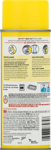 Easy Off Heavy Duty Oven Cleaner, Destroys Tough Burnt on Food and Grease, Fresh Scent, 14.5 oz Can