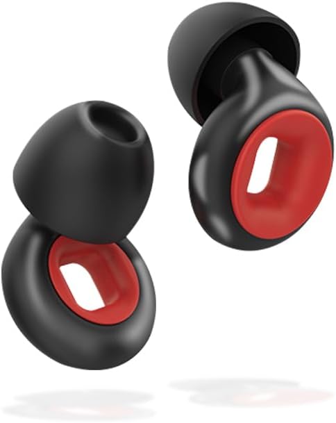 Silicone Sleep Ear Plugs, 35dB Noise Reduction Reusable Earplugs, Comfortable Hearing Protection for Sleeping, Travel, Work, Concerts and Motorcycling