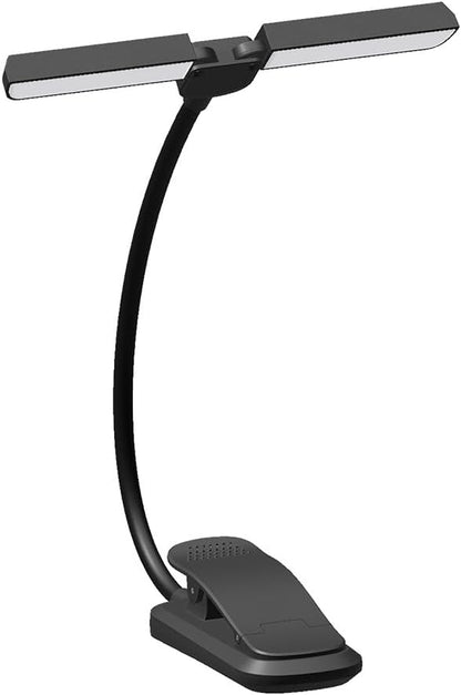 DORNLAT 18 LED Rechargeable Book Light, 1200 mAh 80 Hrs Lasting Reading Light at Night- Eye Caring 3 Color Temperatures Reading Lights - Portable Clip on Light, Present for Reader