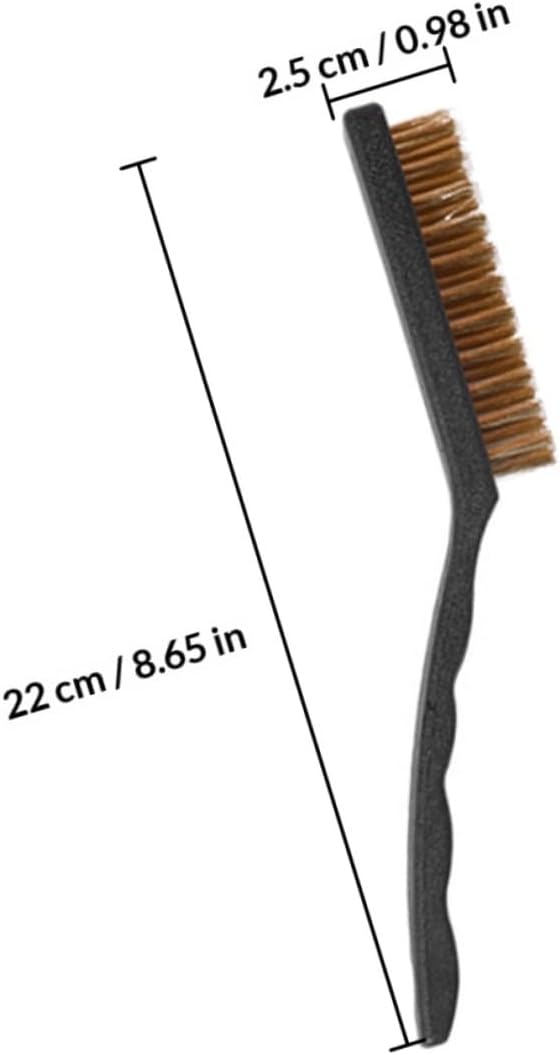 GALPADA Cooktop Cleaning Brush Set 3pcs Wire Brushes for Kitchen Range Hood and Stove Gap for Household Grease Removal and Tight Space Cleaning