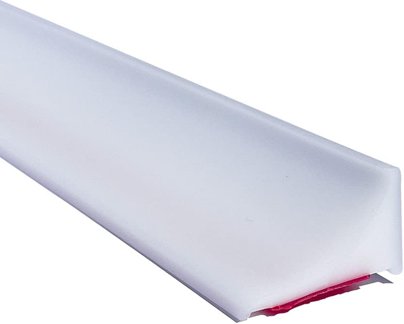 39 Inch Shower Threshold Water Dam Barrier,Transparent | Flexible Silicone Shower Door Bottom Seal for Water Stopper,Self Adhesive Water Blocker for Bathtub Countertop