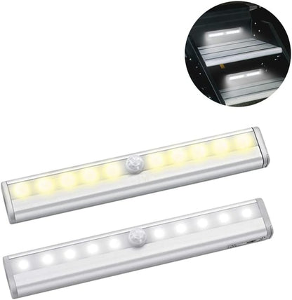 2PCS Closet Lights,LED Motion Sensor Trunk Light Truck Bed Cargo LED Light Night Light Bar Motorhome Led Light Strip with Adhesive Magnetic for Car RV,White Light