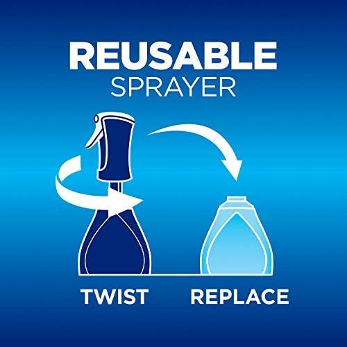Dawn Powerwash Spray, Dish Soap, Dishwashing Liquid, Fresh, 1 Starter Kit + 3 Refills, 4x16 Fl Oz