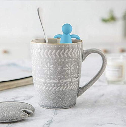 Leden Tea Infuser for Loose Leaf Tea Extra Fine Mesh Tea Steeper Gray