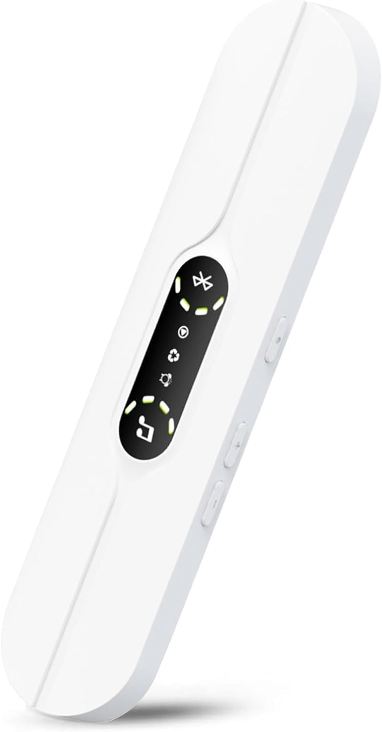 Pillow Speaker for Sleeping, Mini Bone Conduction Bluetooth Sleep Bar, Built-in White & Pink Noise, Auto-Off Timer, Stereo Bass, Volume Control, TF Card Supported Portable Speaker for Side Sleepers 1