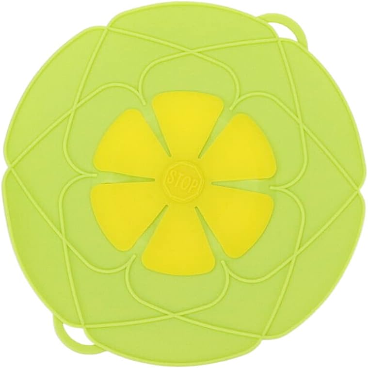 Sscon 1Pc Cover 10 inch Anti Spill Stopper Lid