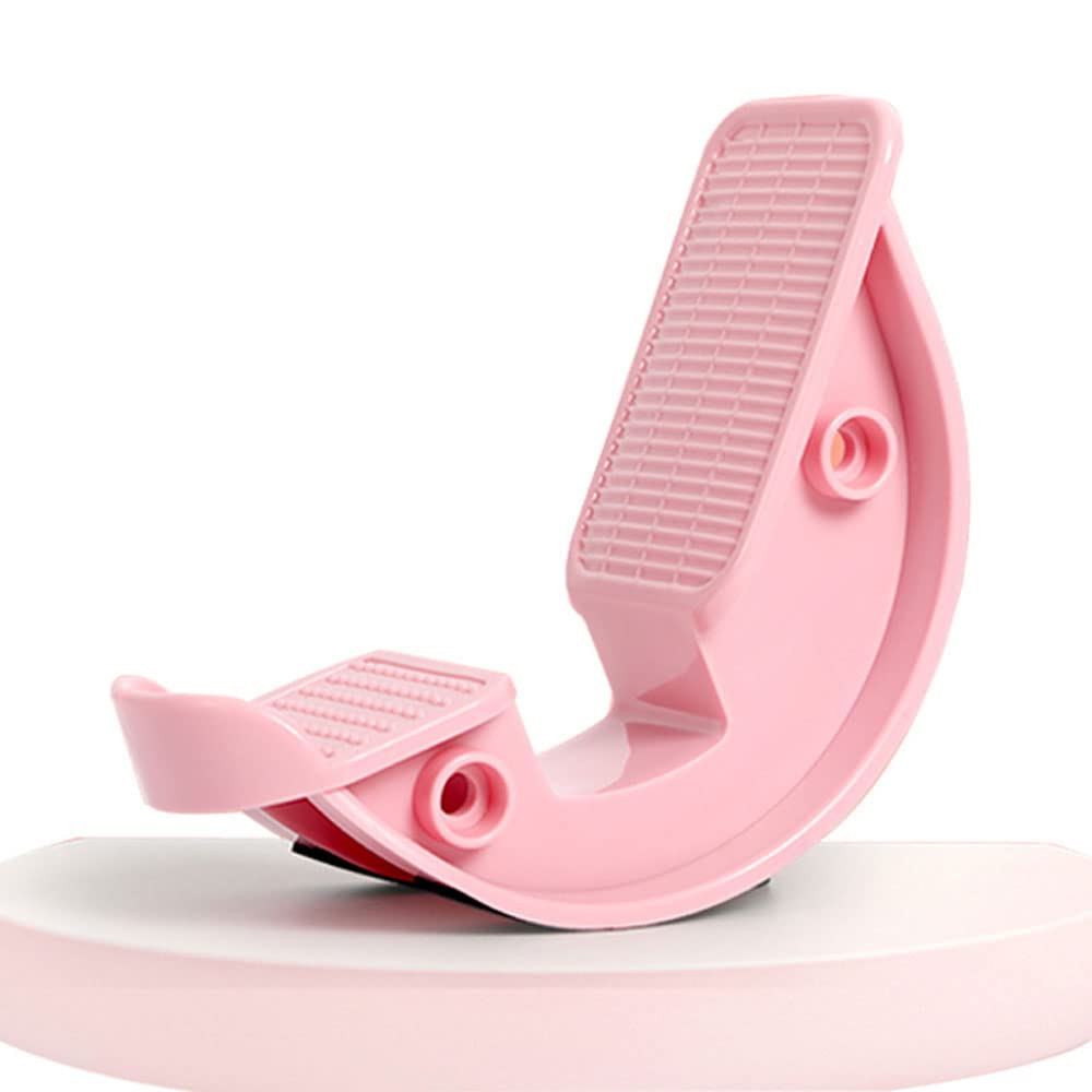 Foot Rocker, Calf Stretcher, Massager For Plantar Fasciitis, Achilles Tendonitis Calf, Foot, Heel, and Ankle Lower Leg Pain Relief, Stretches Strained Muscle Plate, Pink
