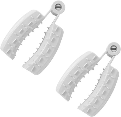 Cabilock 2pcs Hand Finger Protectors for Safe Vegetable Slicing Grey Food Cutter Safety Holders -cut Kitchen Gadgets for Finger Guard