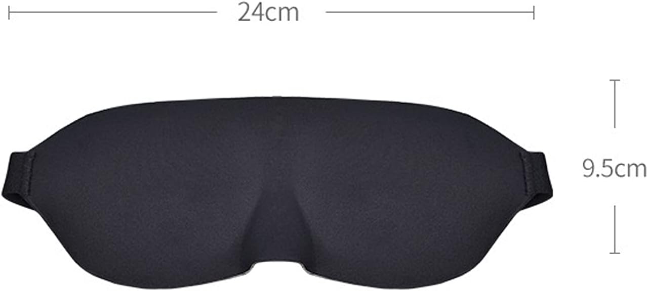 2 Pcs Sleep Goggles - 3D Contoured Blackout Eye Masks for Men & Women, Ultra-Light Travel Goggles for Side Sleepers, Home & Airplane Use