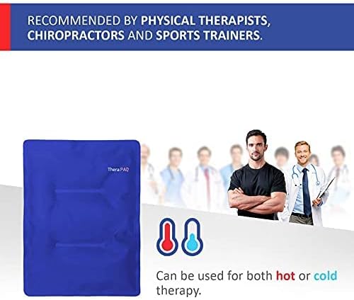 Reusable Ice Packs for Injuries – 14 x 11 Flexible Gel Ice Pack for Knee, Back, Shoulder Pain Relief, Soft Cold Compress for Swelling, Hot & Cold Therapy