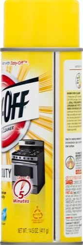 Easy Off Heavy Duty Oven Cleaner, Destroys Tough Burnt on Food and Grease, Fresh Scent, 14.5 oz Can