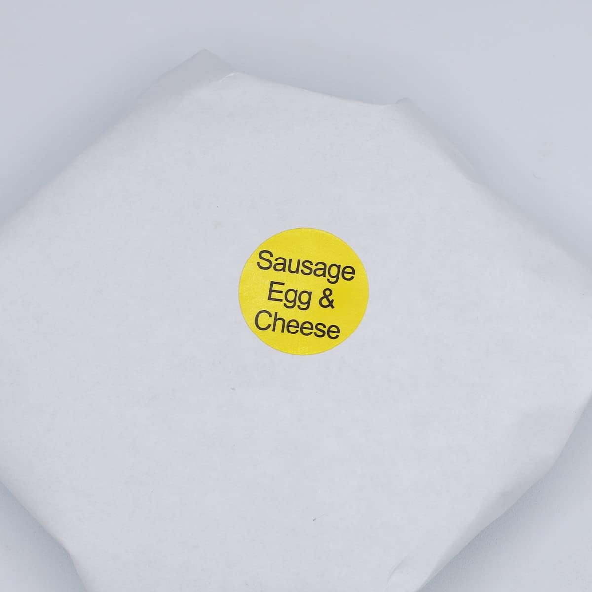 Yellow with Black Carnitas Circle Dot Adhesive Stickers, 1 Inch Round Labels, 500 Total Stickers
