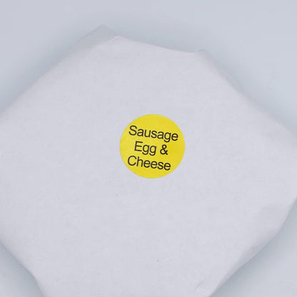 Yellow with Black Carnitas Circle Dot Adhesive Stickers, 1 Inch Round Labels, 500 Total Stickers