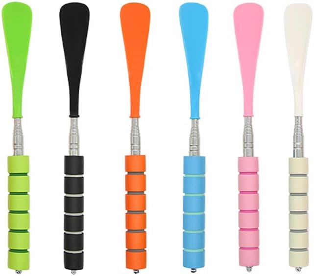 Telescoping Long Handle Shoe Horn, Stainless Steel Shoehorn, 1 Pack