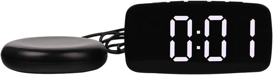 Alarm Clock Super Loud Vibrating Alarm Clock with Bed Shaker Multifunctional Dual USB for Heavy Sleeper Deaf Hard of Hearing Snooze