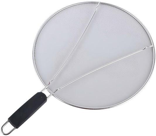 Stainless Steel Splatter Guard Fine Mesh For Pots Frying Pans(15in)