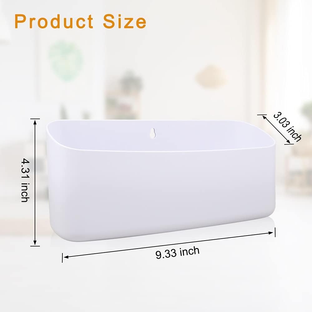 Picowe Magnetic Laundry Storage, Large Lint Holder Bin, Space-Saving Trash Container Hanging on Dryer, Washer or Wall Mount (Gray White)