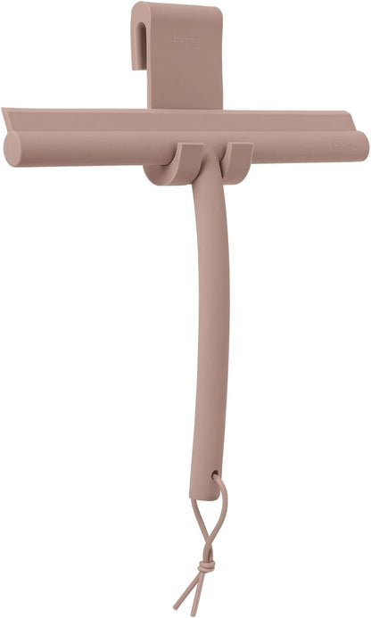 blomus VIPO 69202 Shower Squeegee with Holder, 24 cm Wide, Silicone Squeegee for Shower, Bathroom, Window Squeegee, Windscreen Squeegee, Micro Chip