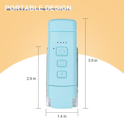 Rechargeable Book Light, Portable Clip-on LED Reading Light, 3 Amber Colors & 5 Brightness Dimmable, Compact & Long Lasting, Perfect for Book Lovers, Kids