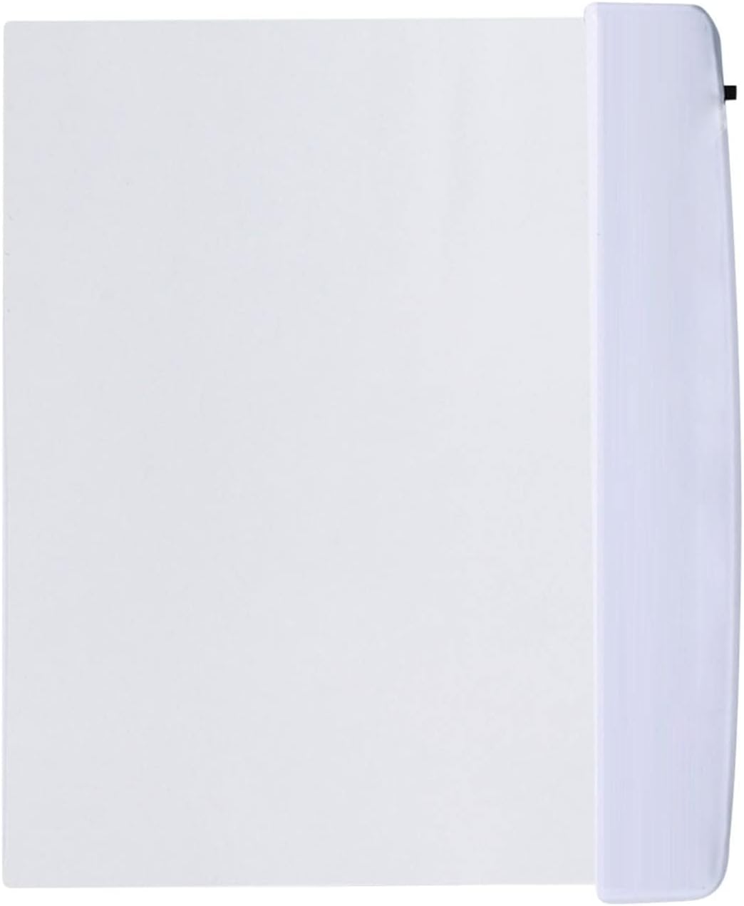 Juesi Flat Book Light Page Book Light for Reading in Bed at Night Clear LED Book Full Page Light Illuminator Panel Plate Lamp Board Wireless (White)