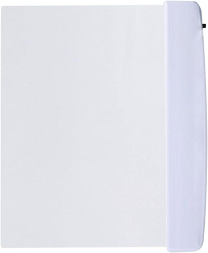 Juesi Flat Book Light Page Book Light for Reading in Bed at Night Clear LED Book Full Page Light Illuminator Panel Plate Lamp Board Wireless (White)