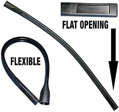 36-inch Flexible Flat Vacuum Crevice Under Refrigerator, Furniture and Appliances Cleaning Tool for any 1-1/4", 1-3/8"& 1-1/2" Vacuum Hose Attachments