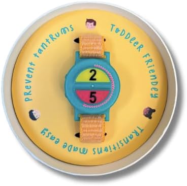 Visual Wristwatch Timer for Toddlers | 2 & 5 Min Preset | Portable & Waterproof | Reduces Tantrums, Builds Routine & Independence | Sensory Timer for Kids with ADHD & Autism